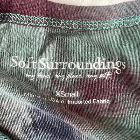 Soft surroundings NWT tunic tie dye size x small - Picture 2 of 4
